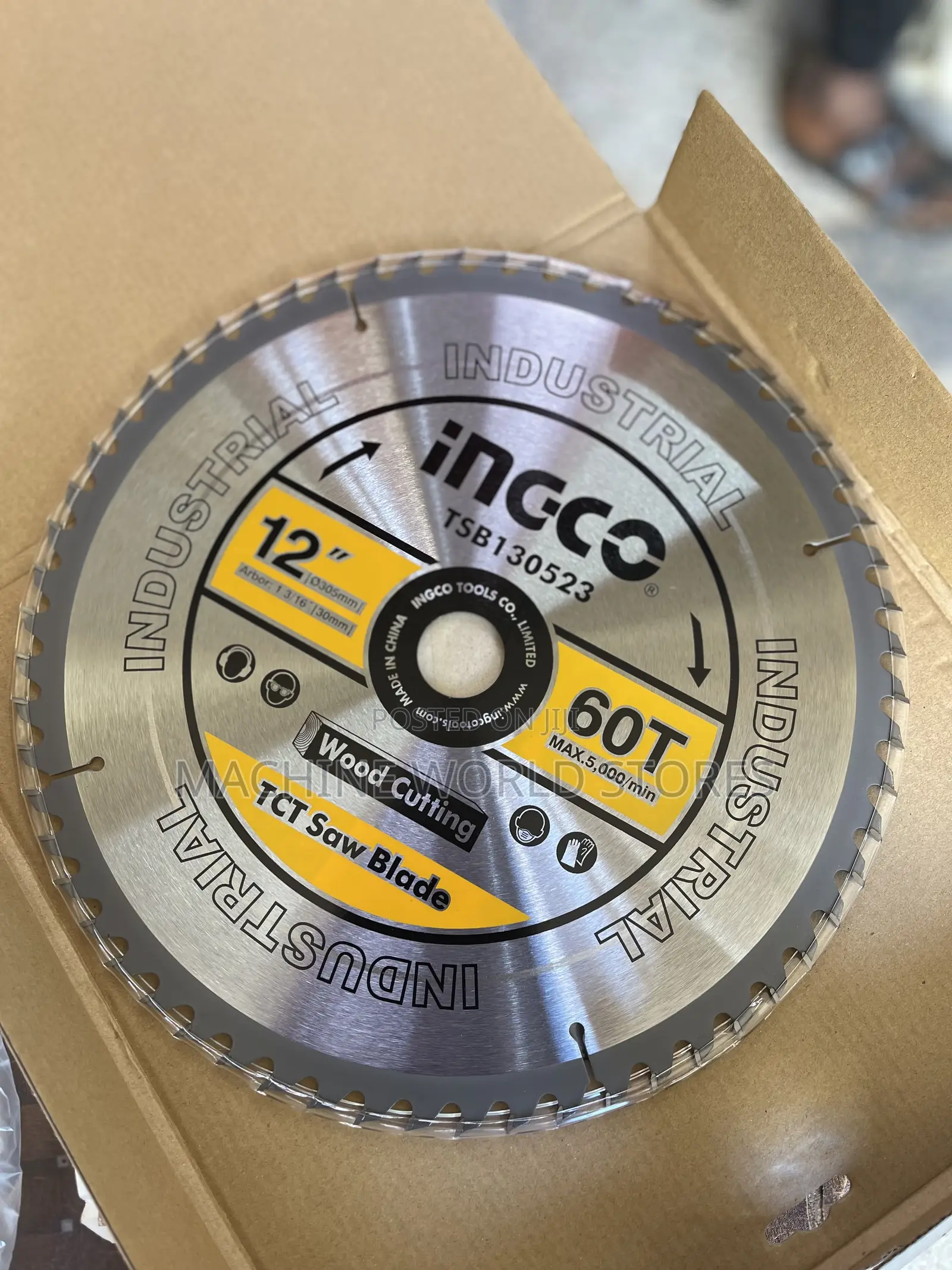 Ingco Wood Cutting TCT Saw Blade 12”