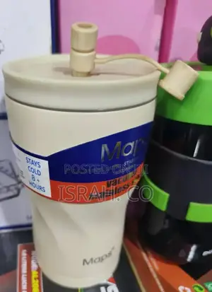 460ml "Map" Brand Ceramic Travel Mug