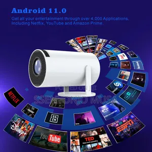 Android Smart Projector With Wifi, Bluetooth Support