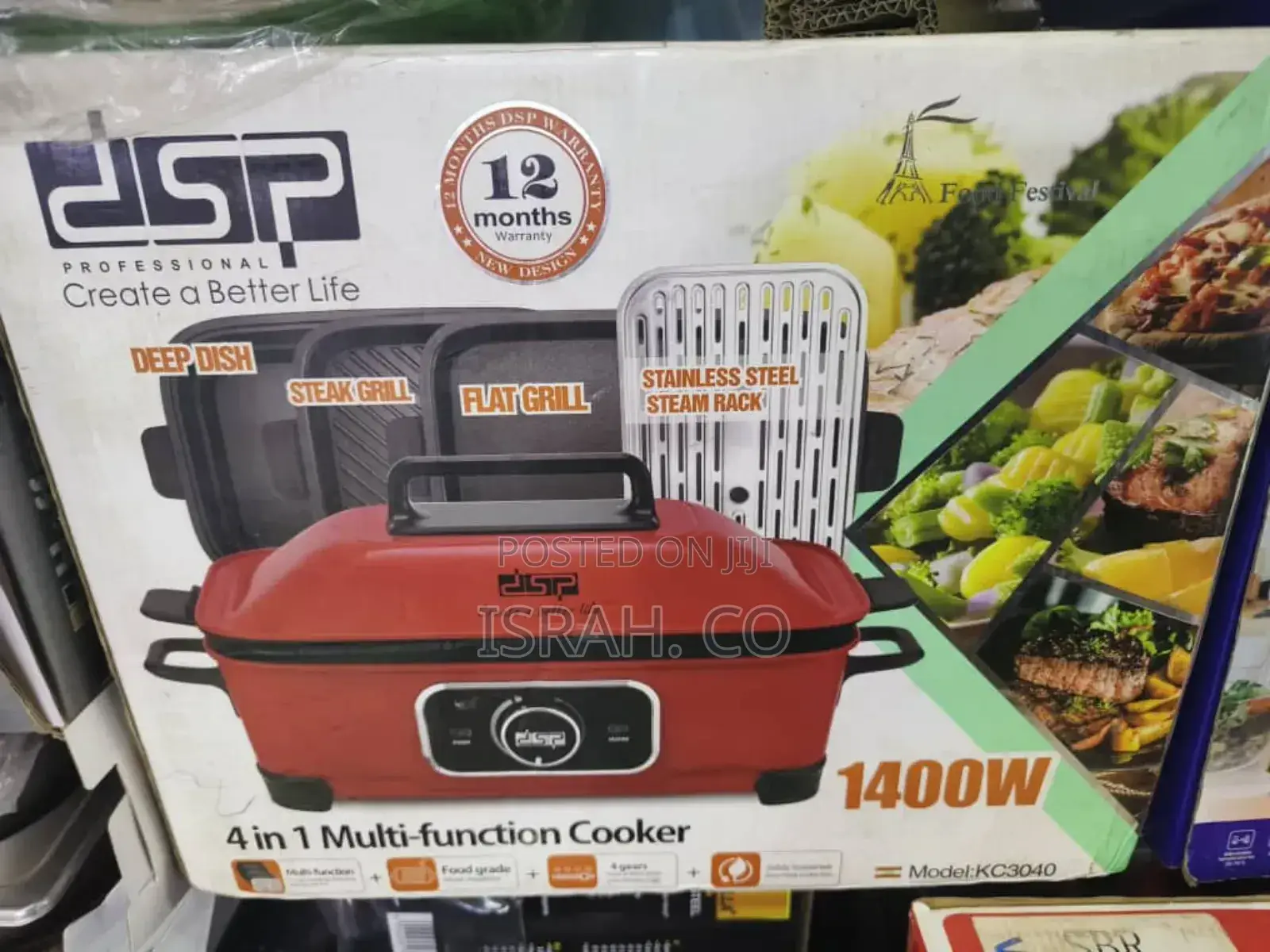 DSP 4-in-1 Multi-Function Cooker, Model Kc3040