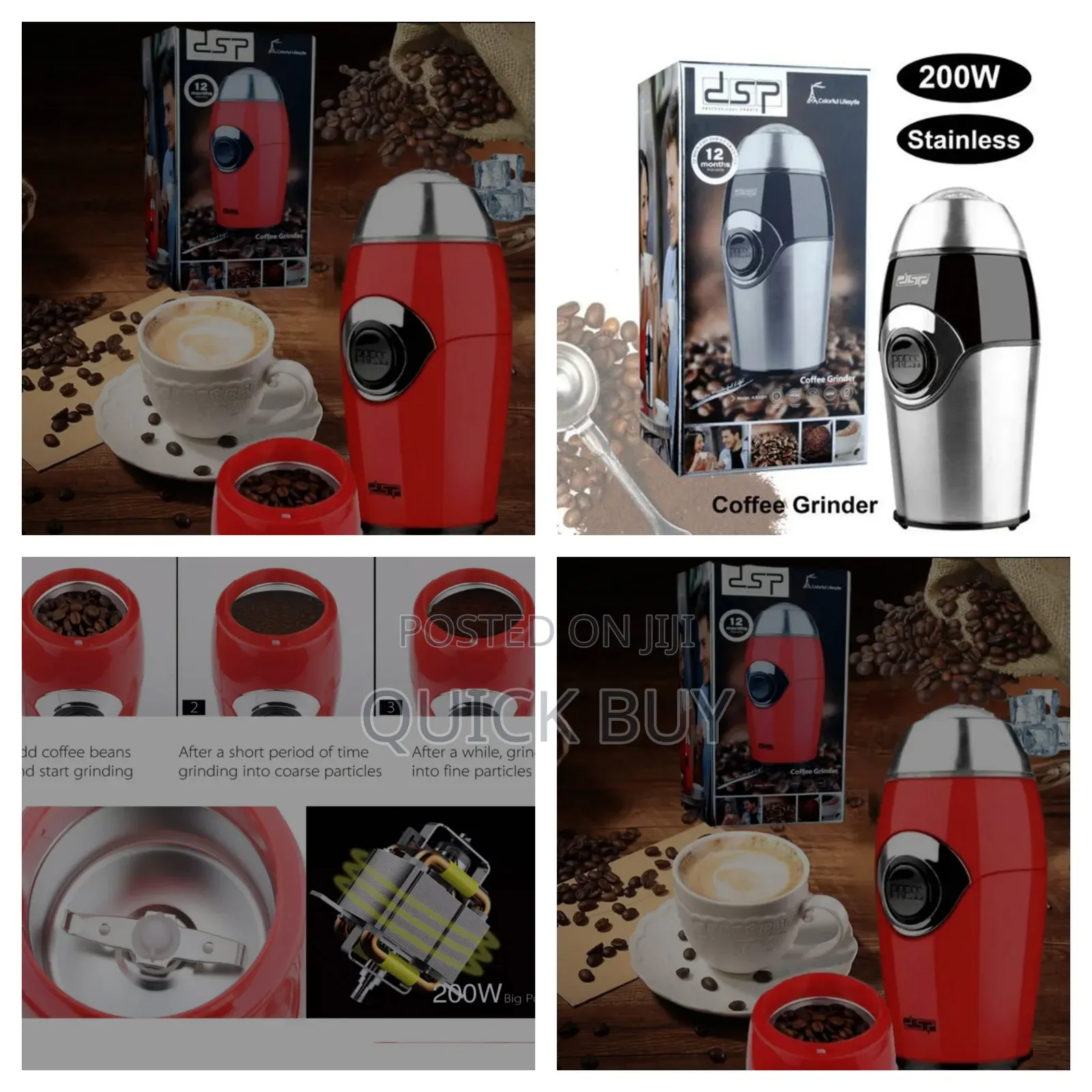 New DSP Coffee Spice Grinder 200w Ka-3002