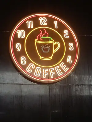 Wooden Logo Wall Clock