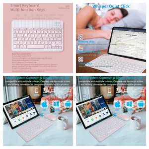 2in1 Keyboard and Mouse for iPad,Tablets,Smartphones