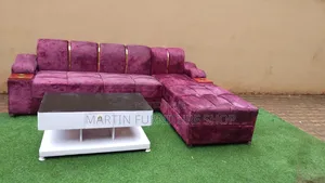 6 Seater L-Sofa Set Available for Sale
