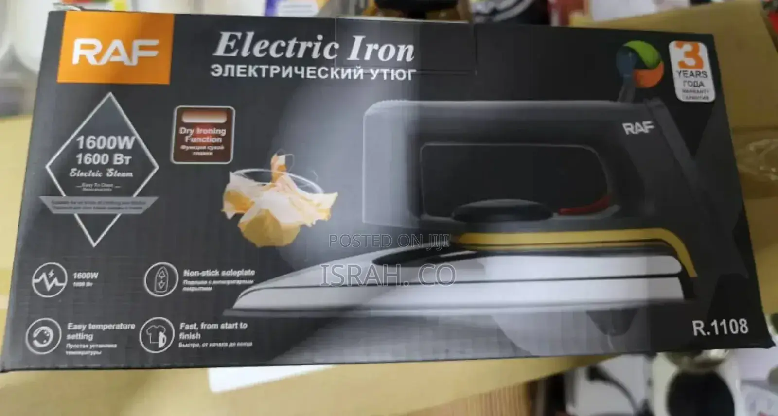 Raf Electric Iron, Model R.1108