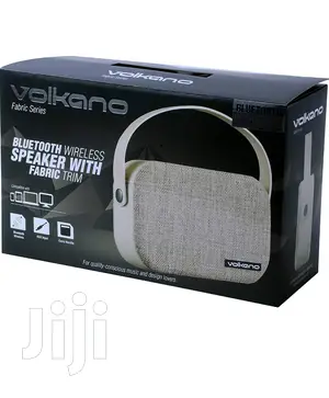 Volkano Fabric Series Bluetooth Speaker With Fabric Trim