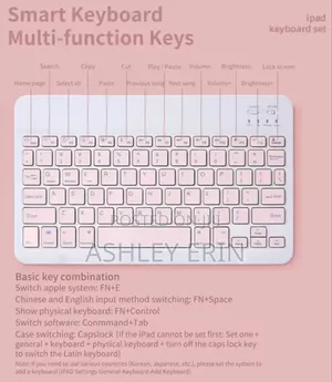 2in1 Bluetooth Keyboard and Mouse for iPad,Tablets Etc