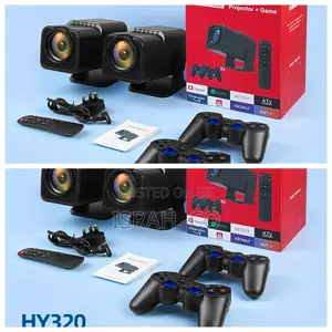 Hy320 Mini Portable Game Controller Home Projector