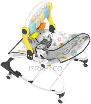 A Baby Rocker With a Piano Toy