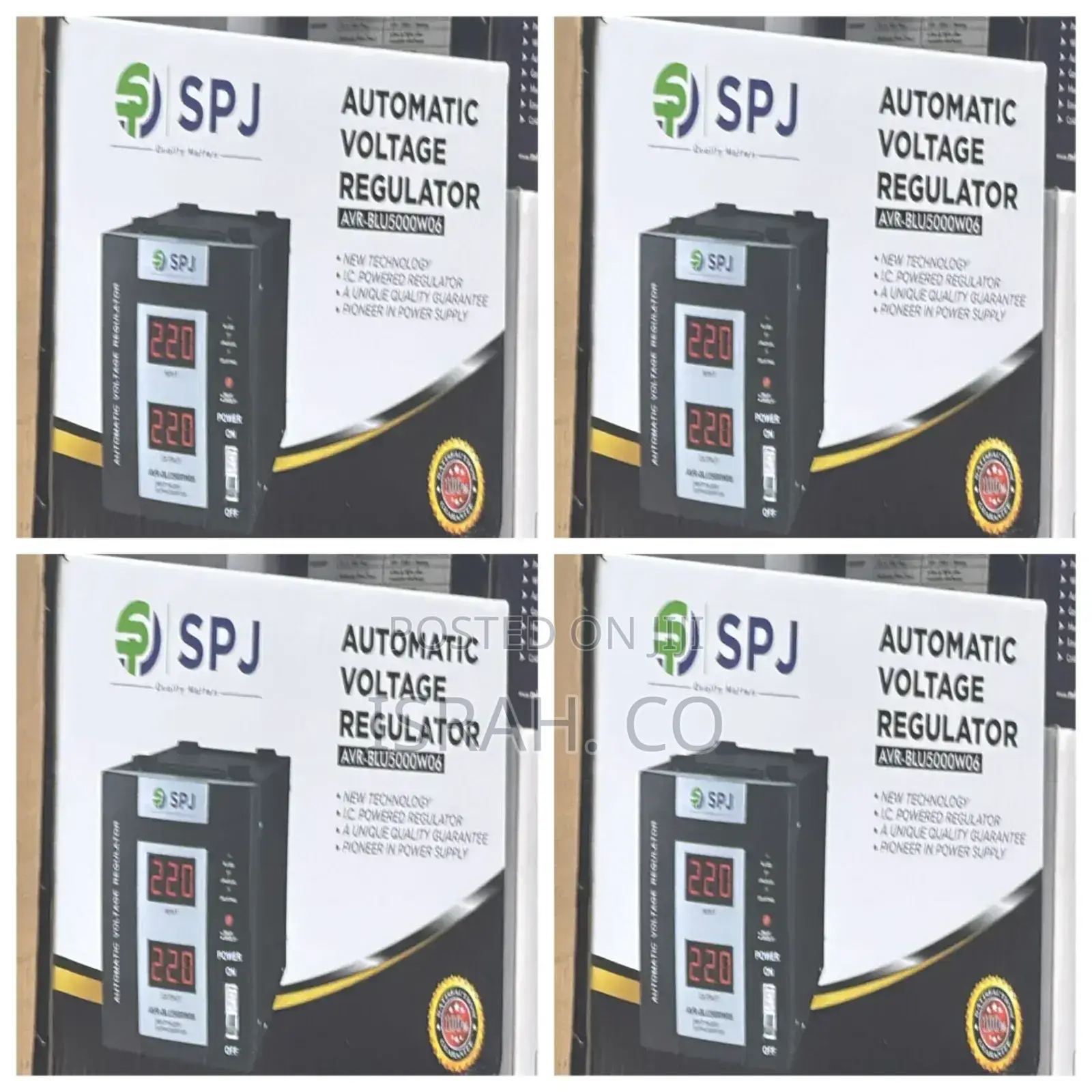 SPJ Automatic Voltage Regulator (Avr), Model Avr-Blu5000w06