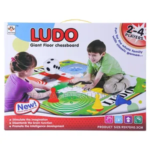 Giant Ludo Chess Game Play Mat for Children and Adults