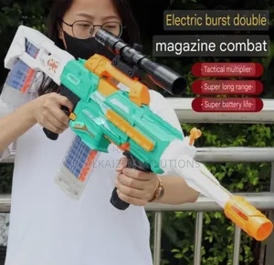 Fever Full-Automatic Soft Bullet Blaster Toy Gun| 15m Range