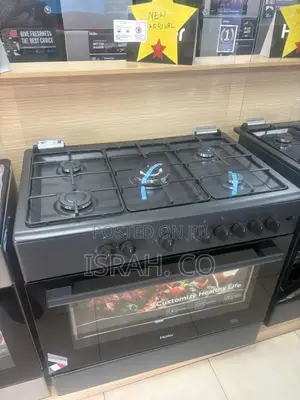 Haier 5-Burner Gas Cooker With an Oven.