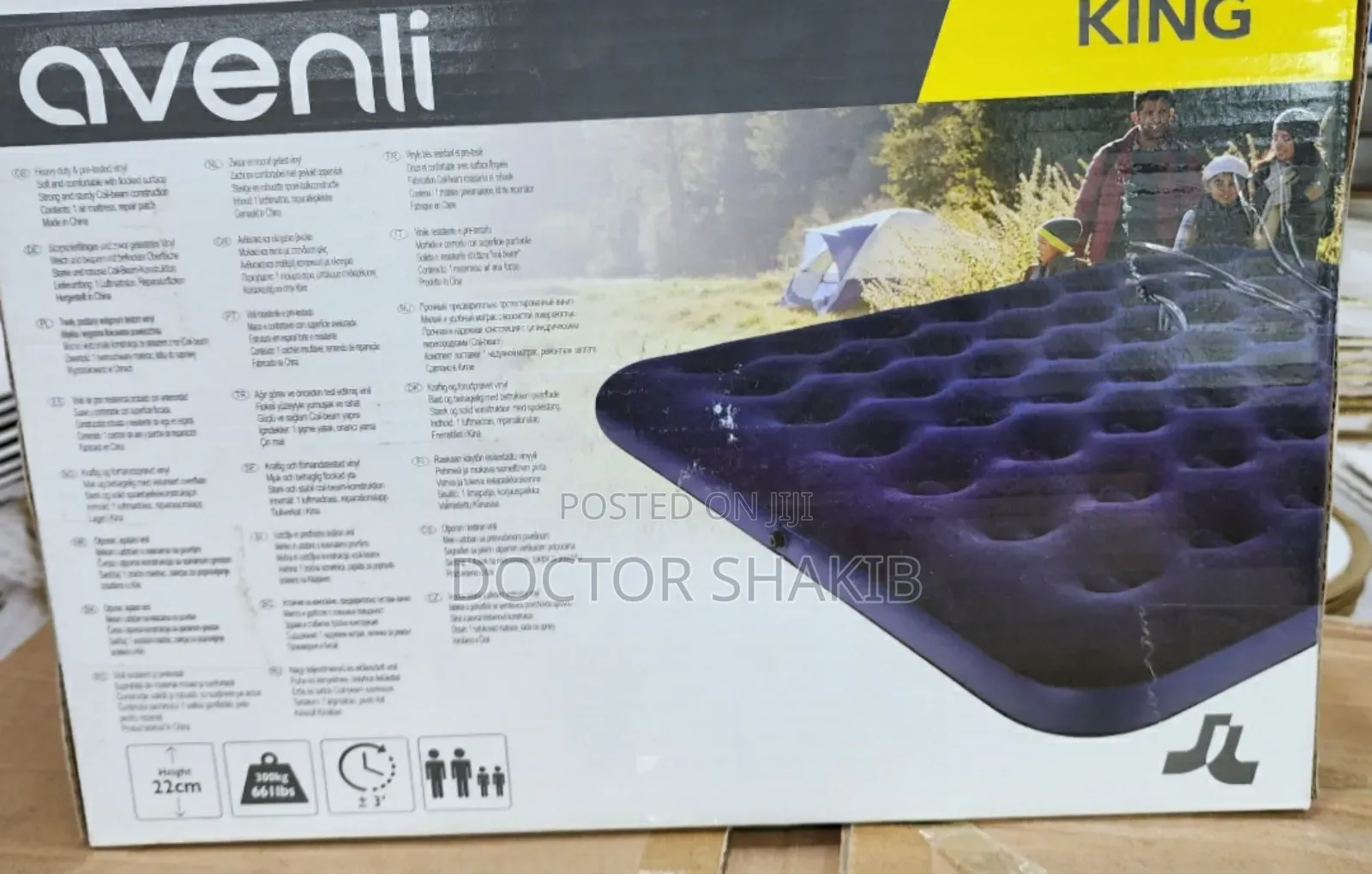 Quality Avenli King Size 6 by 6 Air Inflatable Mattress