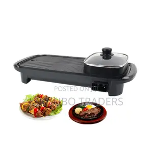 2in1 Electric BBQ Grill With Hot Pot