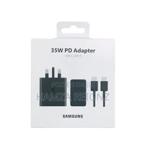 Samsung 35w Pd Adapter Usb-C Usb-a and Type-C to C Cable