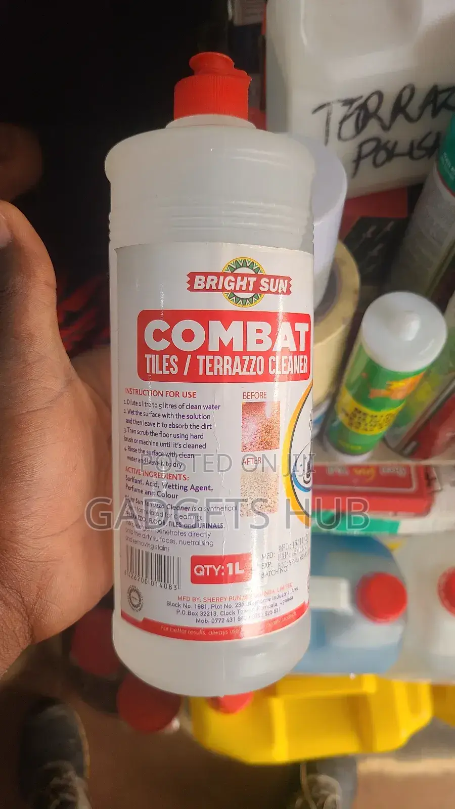 Bright Sun Combat Tiles / Terrazzo Cleaner