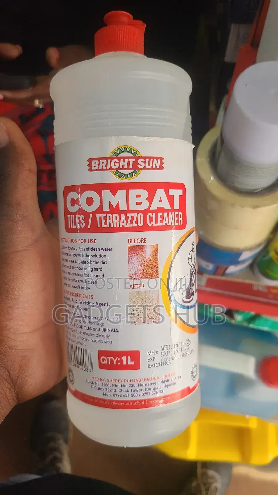 Bright Sun Combat Tiles / Terrazzo Cleaner