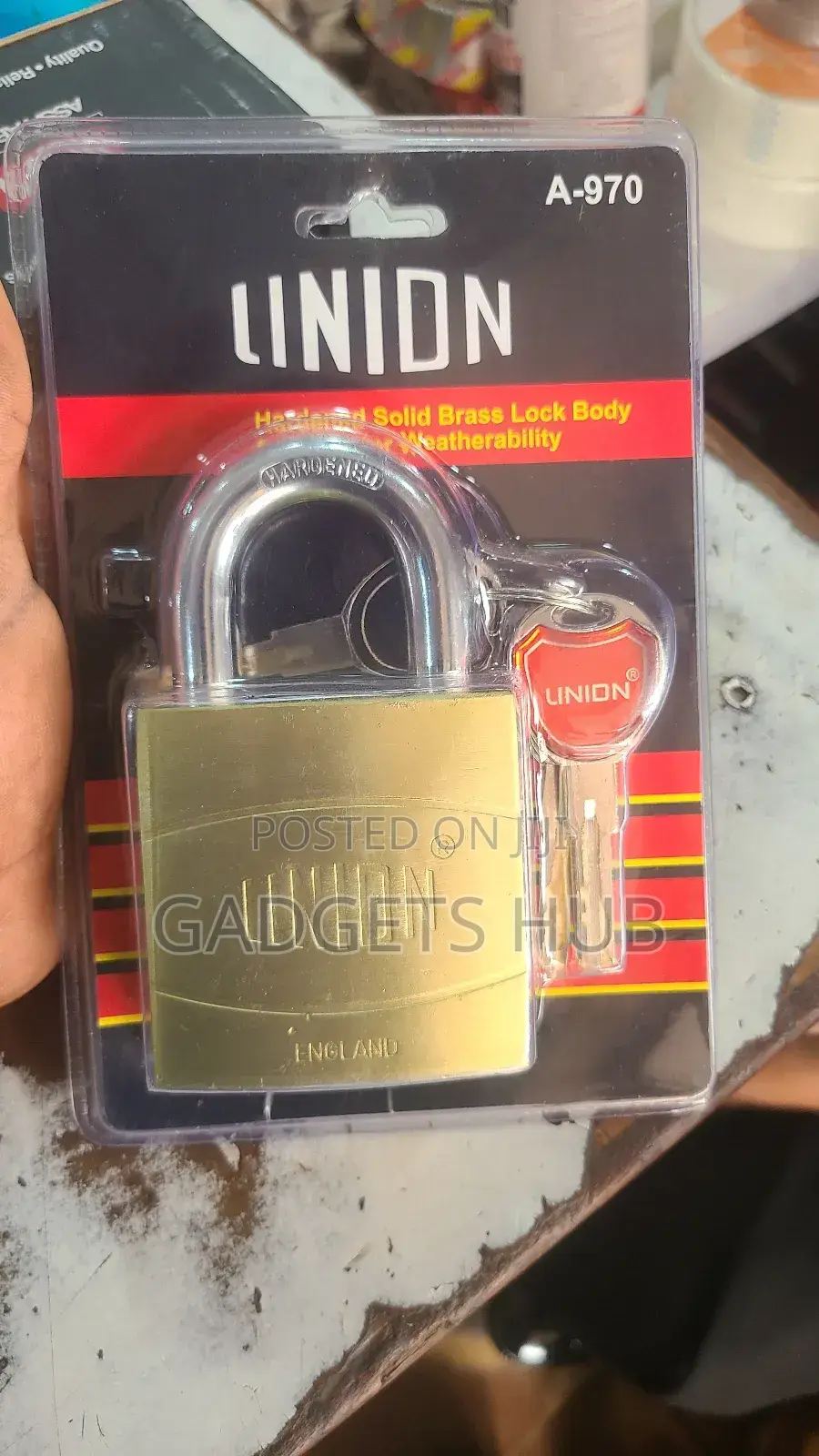 Union Brand Hardened Padlock