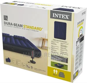 Intex Downy Queen Set 152x203, Cotton-Polyurethane, Blue