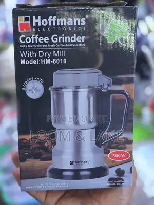 Hoffmans 300w Coffee Grinder With Dry Mill