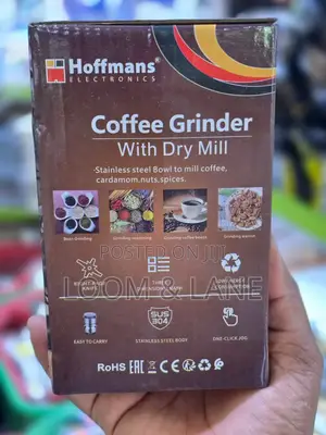 Hoffmans Portable Coffee Grinder With Fry Mill