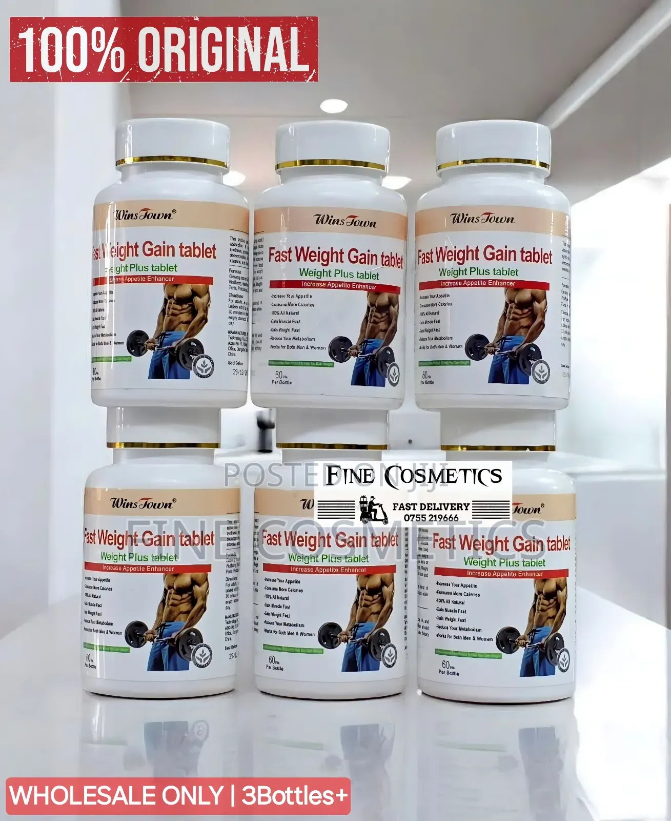Unisex Fast Weight Gain Tablets, Body Building Muscle Growth