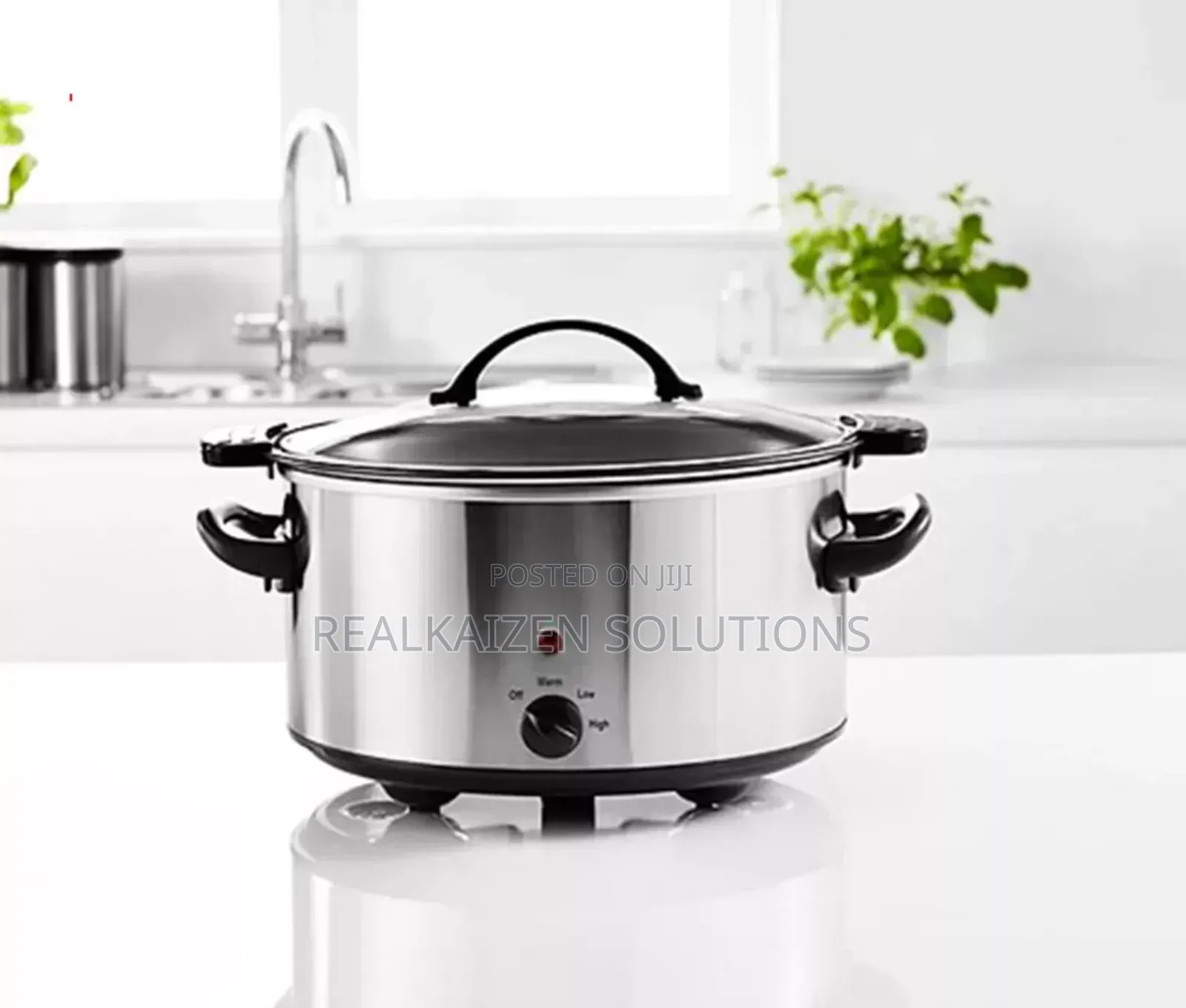 Uk George Home 5l Stainless Steel Manual Slow Cooker
