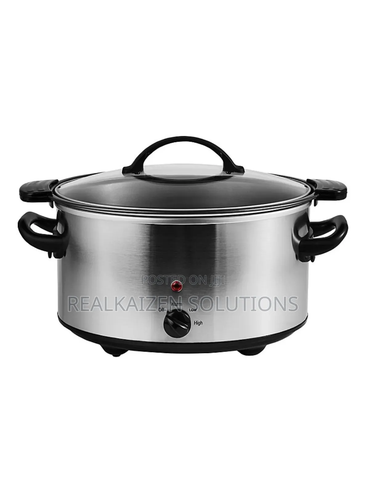 Uk George Home 5l Stainless Steel Manual Slow Cooker