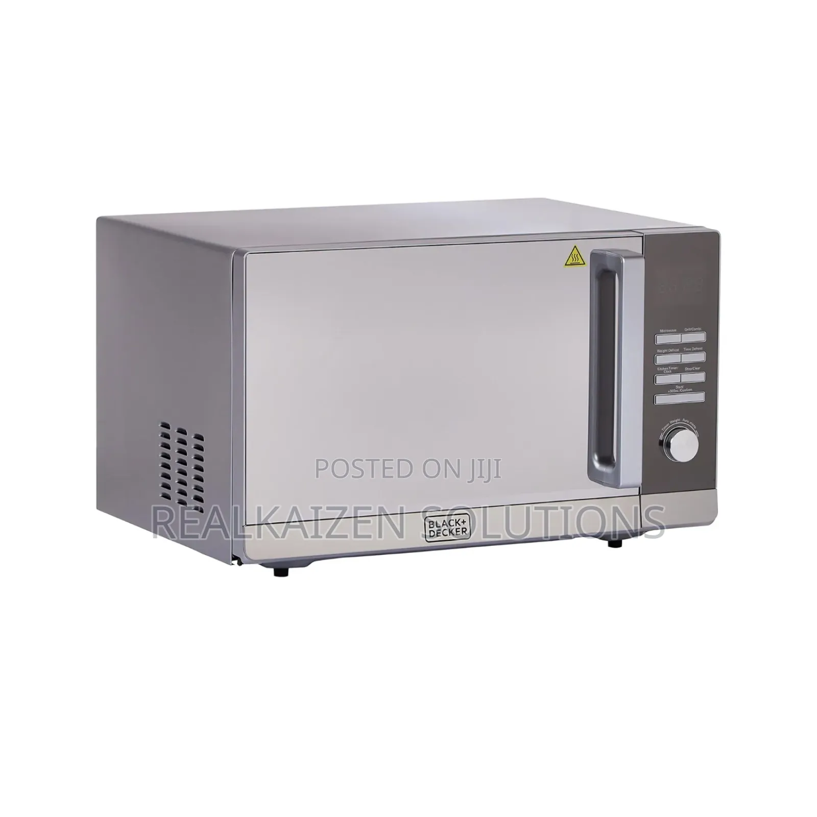 Black +Decker 30l Digital Mirror Finish Microwave With Grill