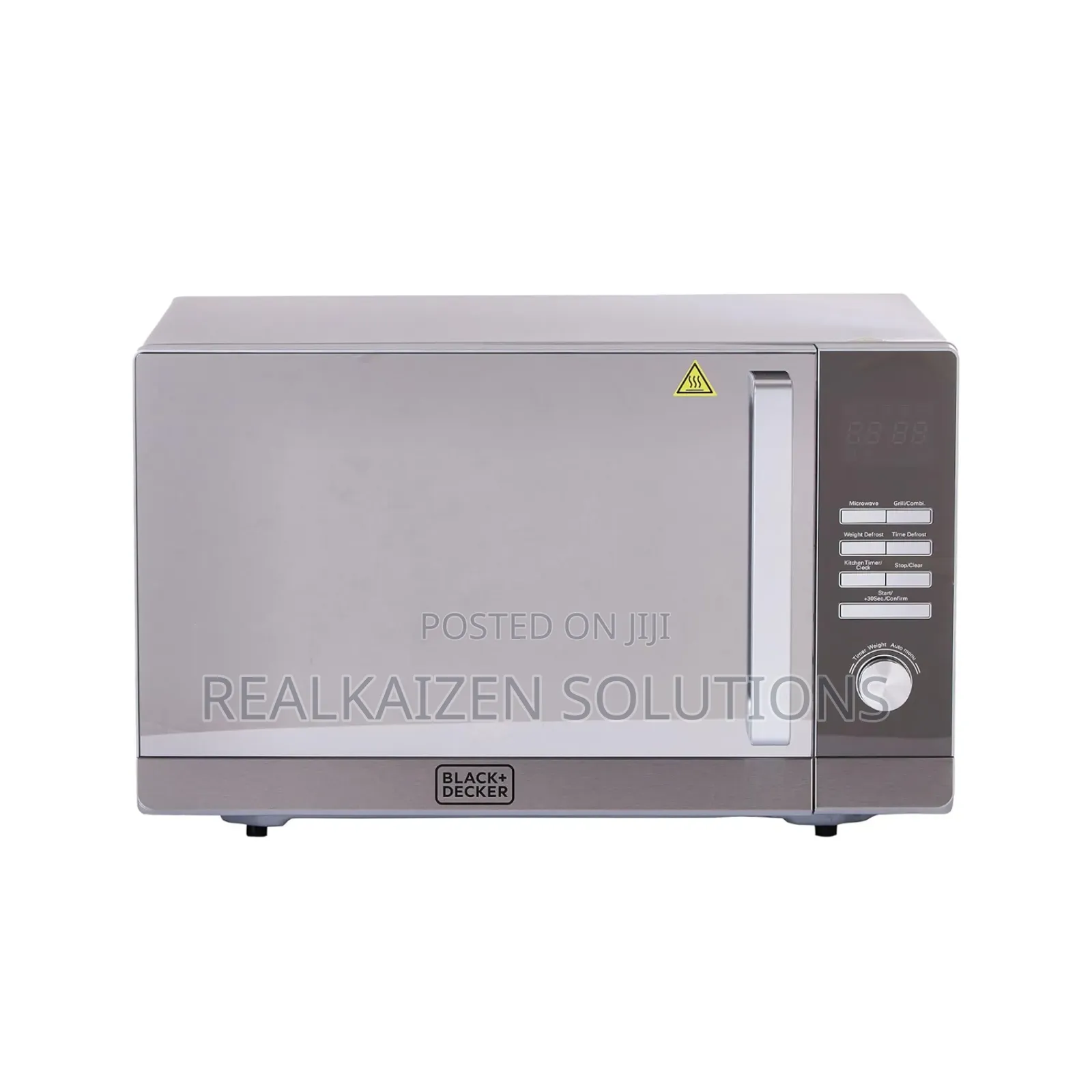 Black +Decker 30l Digital Mirror Finish Microwave With Grill