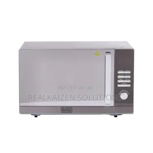 Black +Decker 30l Digital Mirror Finish Microwave With Grill
