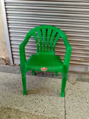 Armed Green Plastic Chairs (Monobloc Chairs)