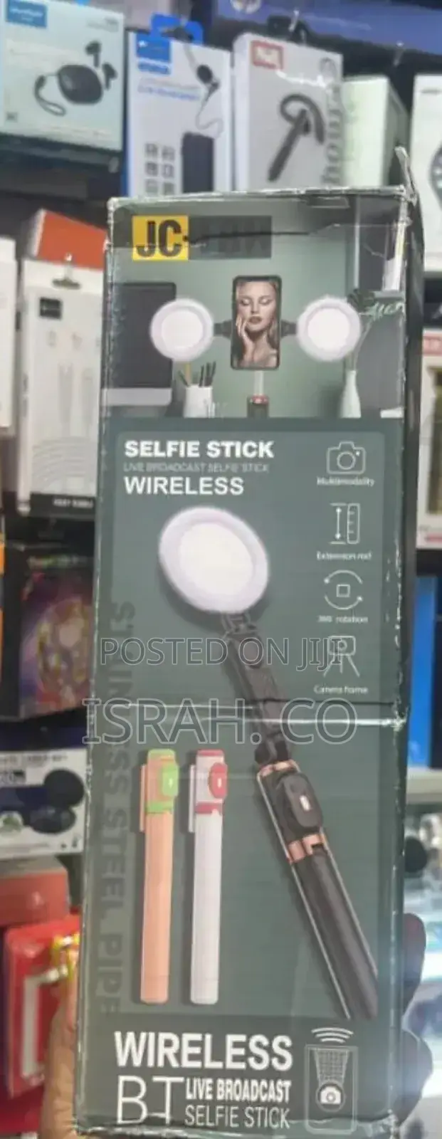 Jc-18h Wireless Live Broadcast Selfie Stick