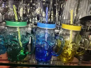 Skull-Shaped Mason Jar Mugs