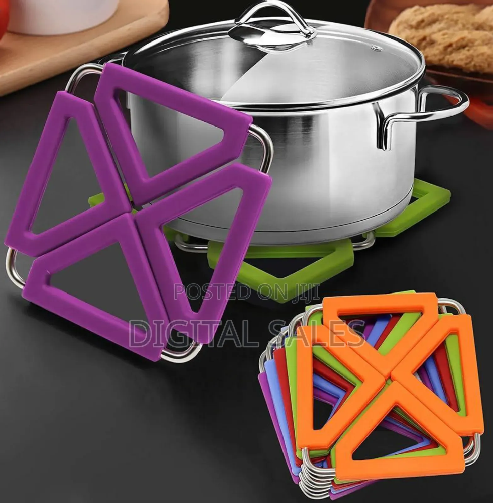 Expandable Hot Pot Holder/ Silicone