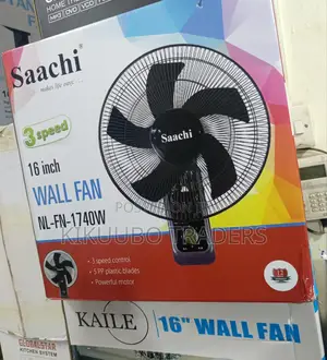 Saachi 3 Speed 16" Wall Fan