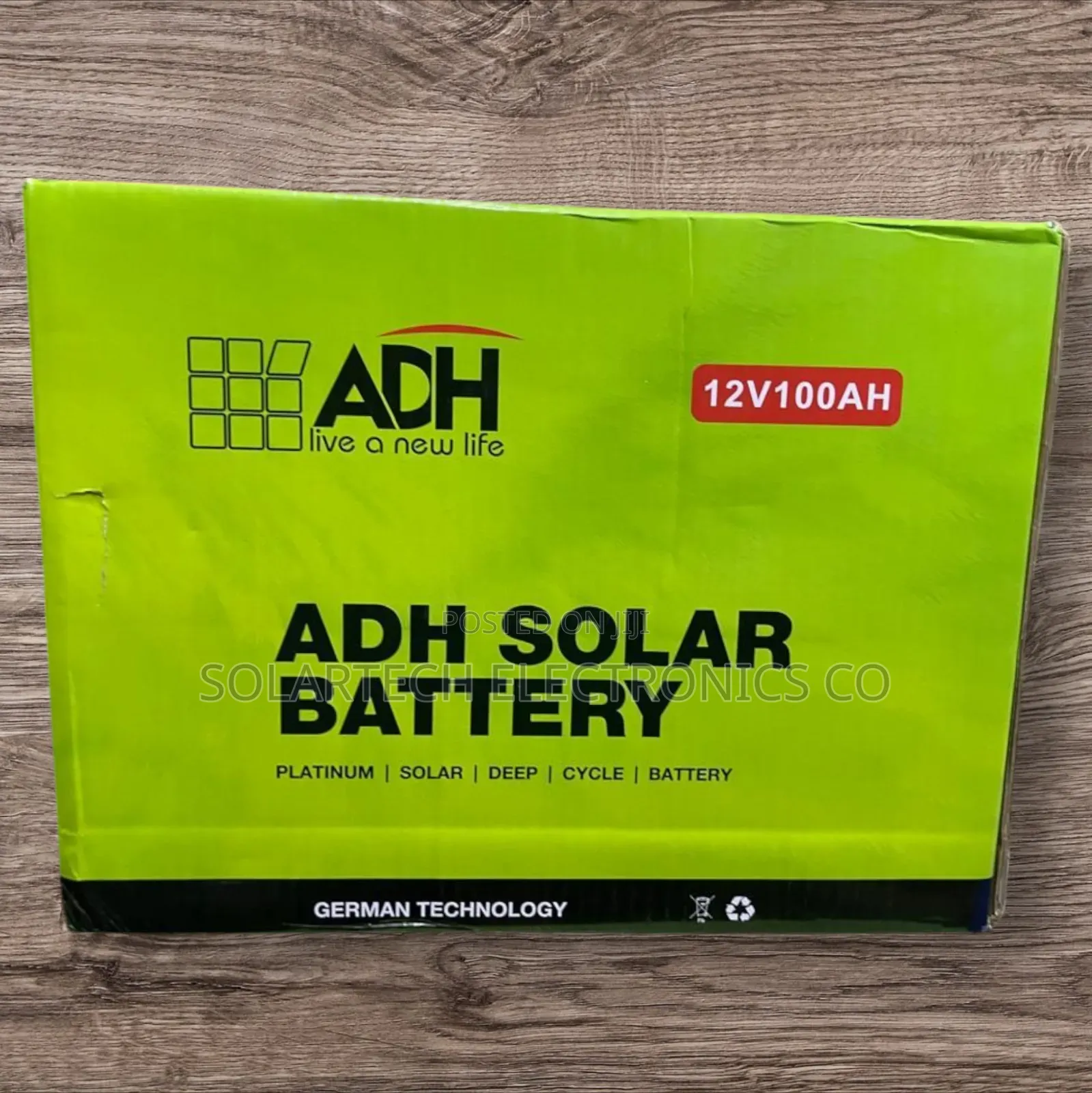 100 Ah Original Adh Solar Powder Battery Jpok