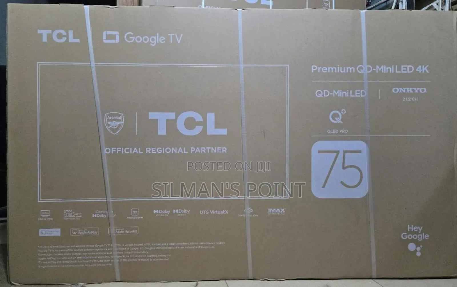 TCL 75" Qd Mini Led Uhd Smart Tv