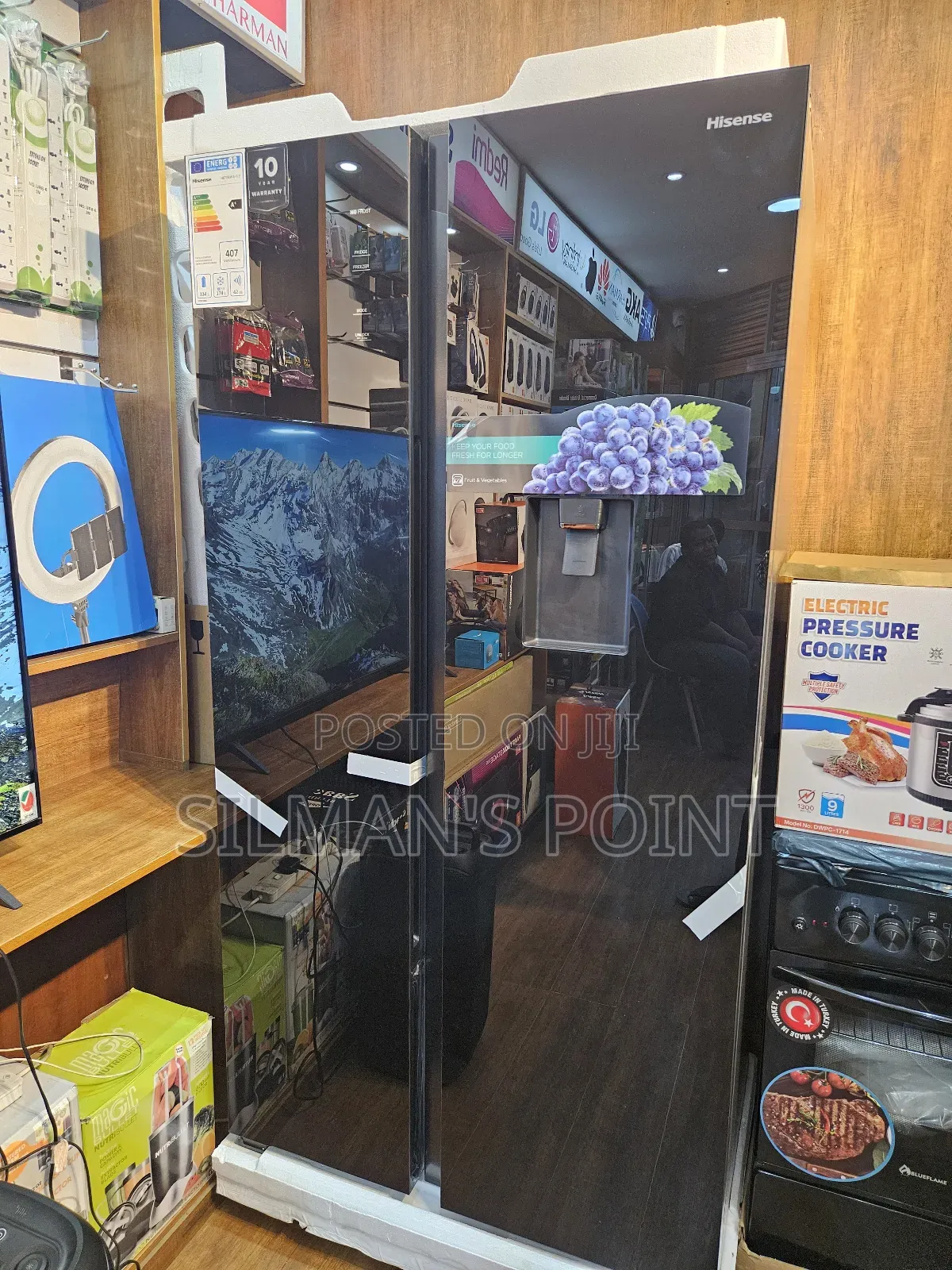 Side by Side High End Hisense 670 Litre Fridge