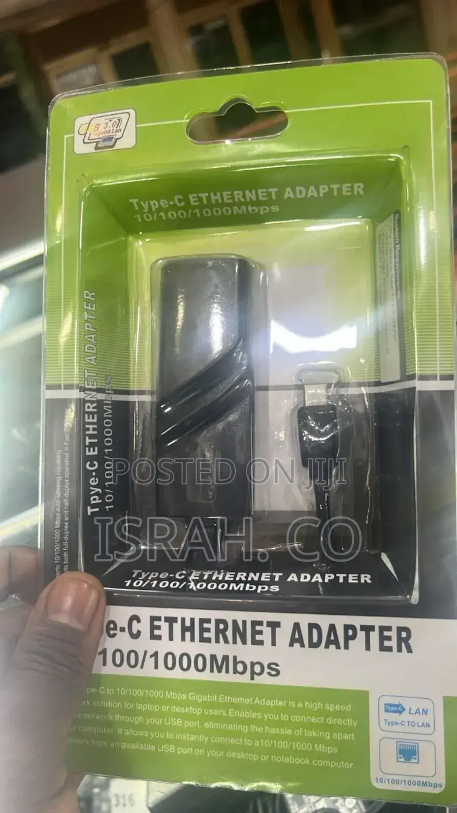Type-C Ethernet Adapter 10/100/1000mbps.