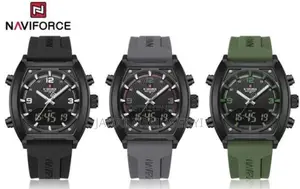 Navi Force Rubber Band Watch