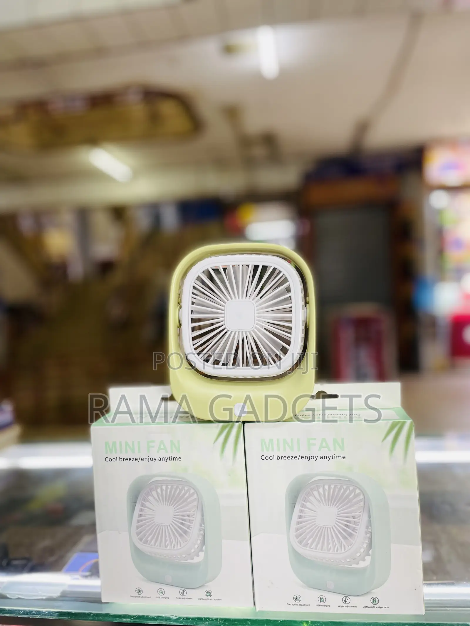 Desk Fan Strong Air Quiet Operation 3 Speed Mini Table