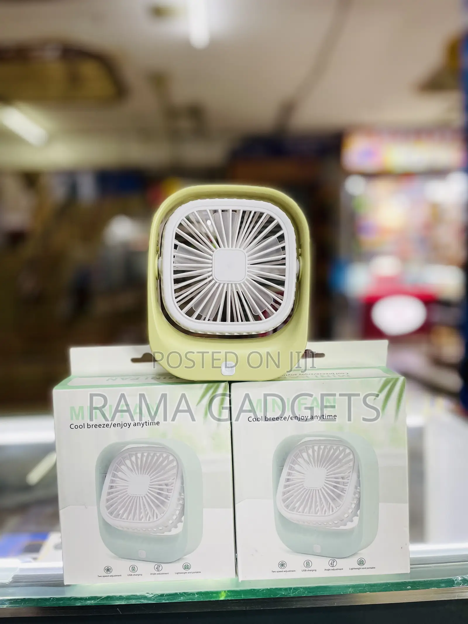 Desk Fan Strong Air Quiet Operation 3 Speed Mini Table
