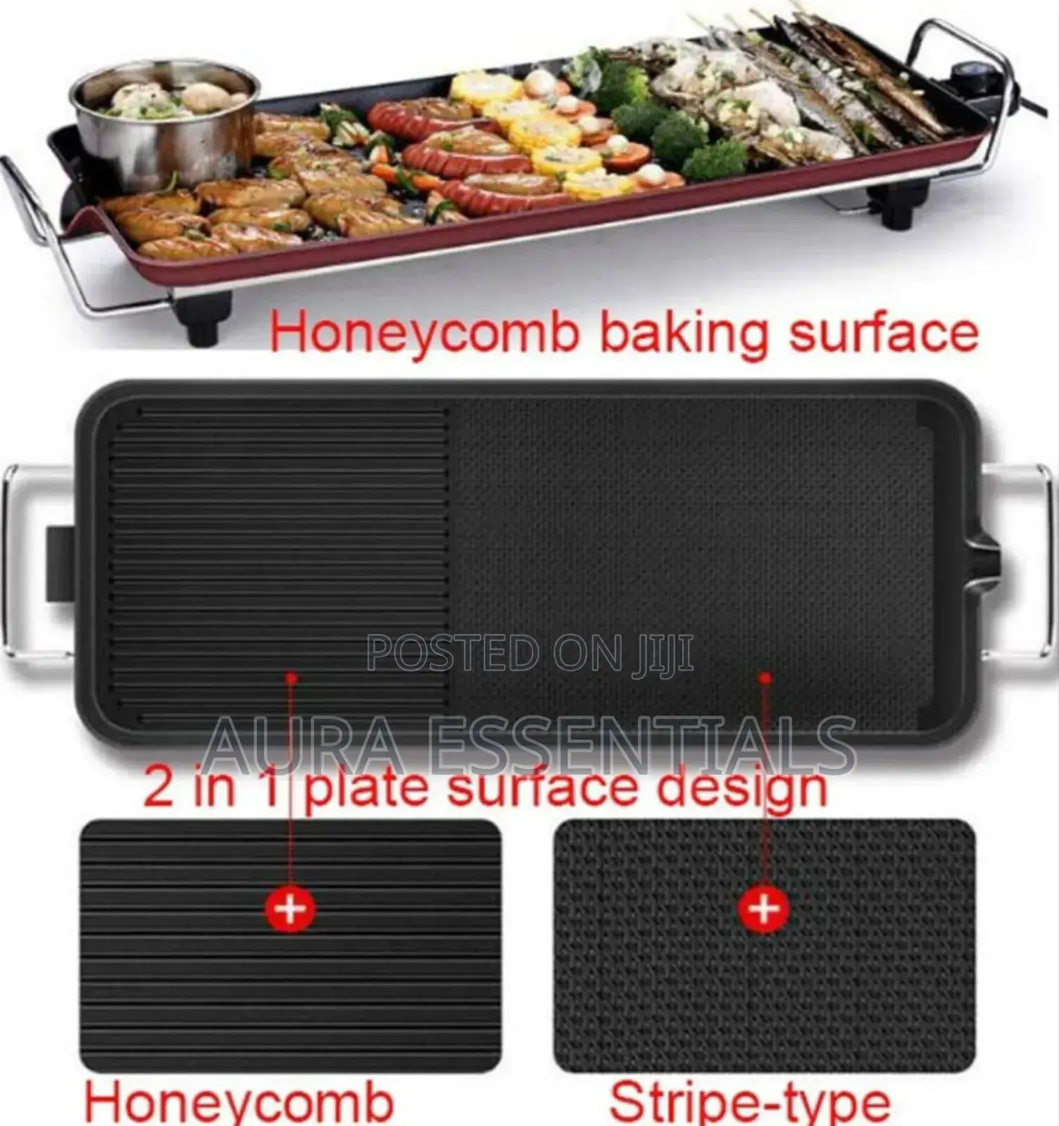 Winning Star 2in1 Electric Grill Pan