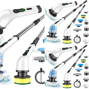 7in1 Rechargeable Spin Scrubber Bathroom,Car Cleaner