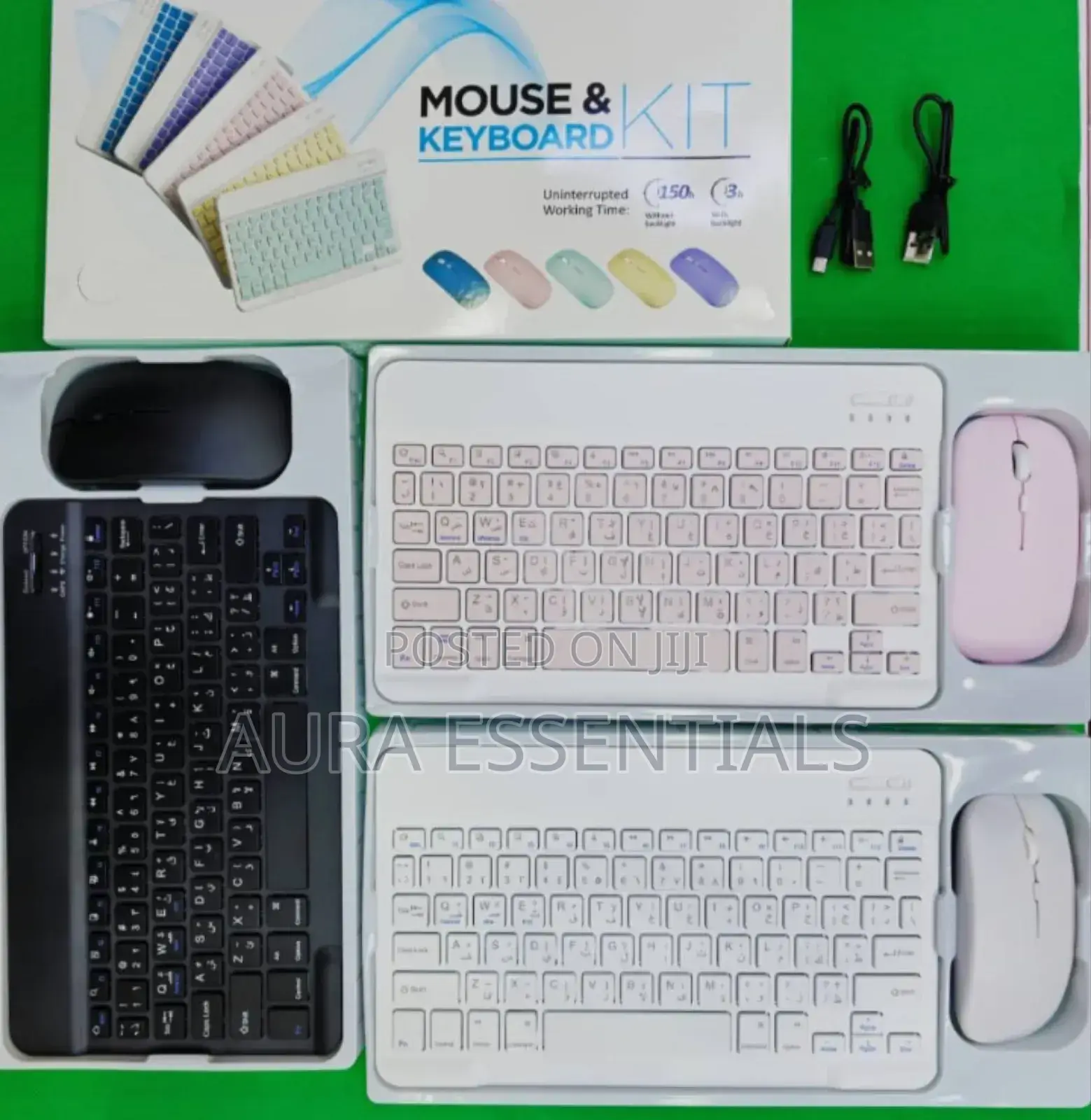 2in1 Bluetooth Keyboard and Mouse for iPad,Tablets,Phones