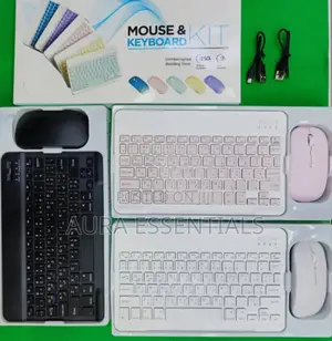 2in1 Bluetooth Keyboard and Mouse for iPad,Tablets,Phones
