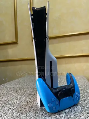Ps5 Slim Disc Console Uk Edition Blue Pad