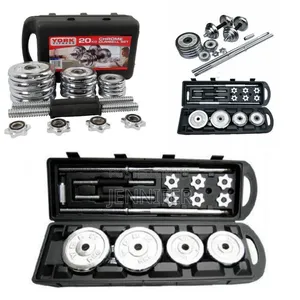 20kg York Chrome Dumbell Set